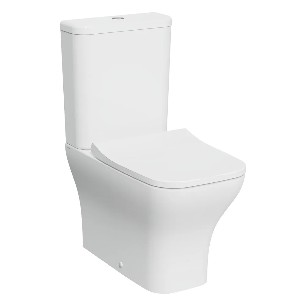 VitrA Zentrum Square SmoothFlush Duvara Tam Dayalı 64 Cm Beyaz Takım Klozet - 7488L003-0092