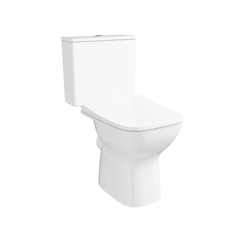 VitrA S20 Square SmoothFlush Arkası Açık 63 Cm Beyaz Takım Klozet - 7694L003-0088 3