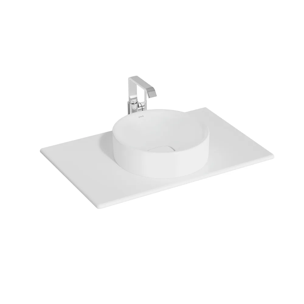 Vitra Metropole 80x50 Cm Mat Beyaz Tezgah - 7546B001-1826 2