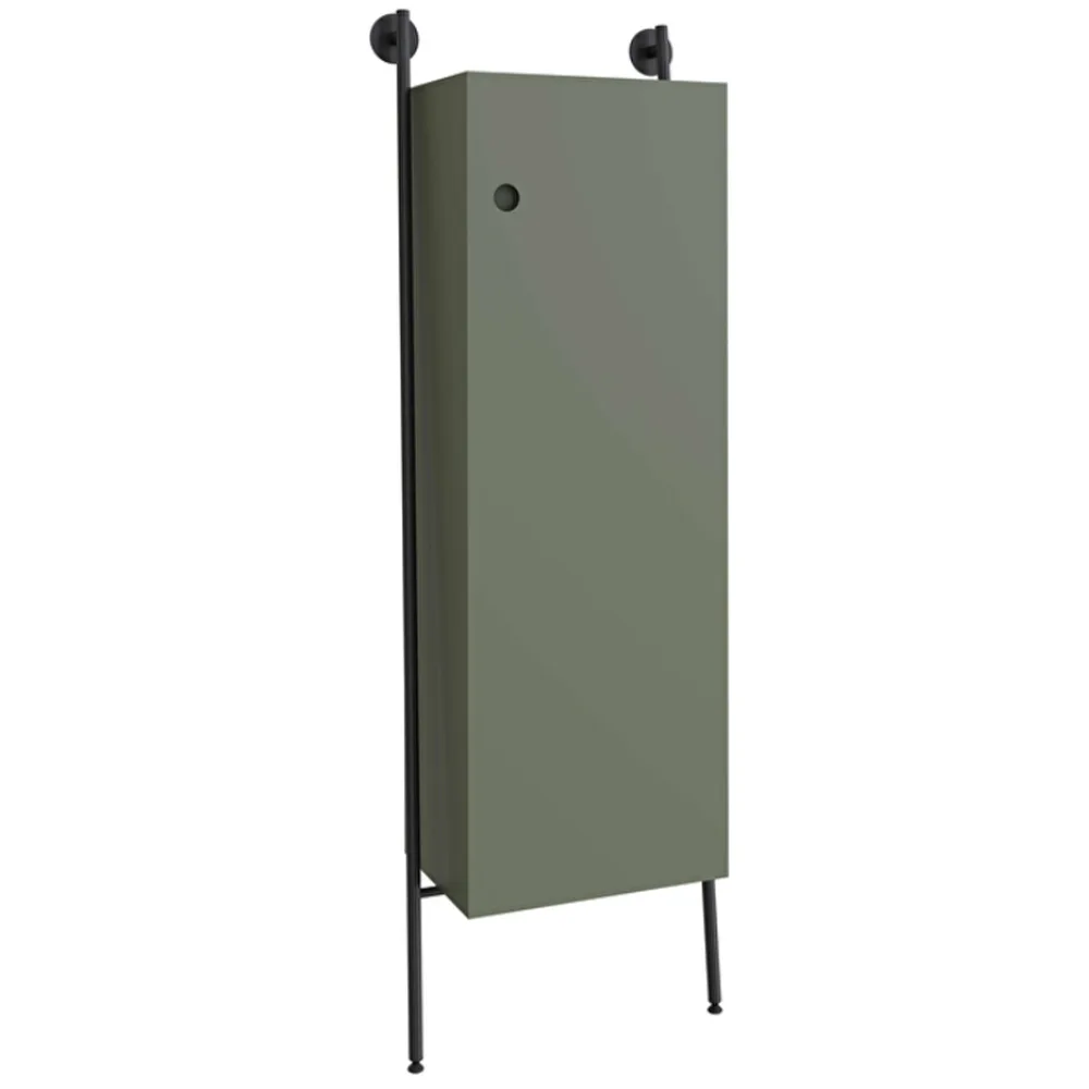 Vitra Plural 50 Cm Mat Yeşil Boy Dolabı