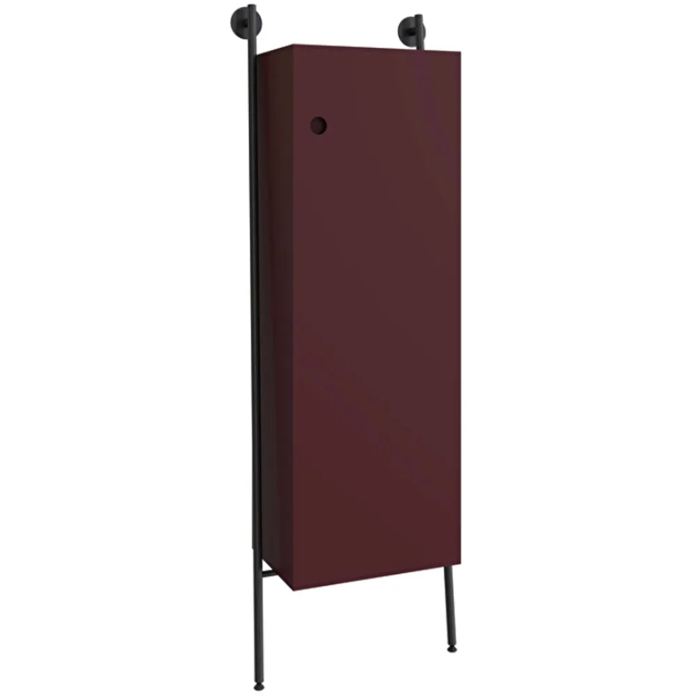 Vitra Plural 50 Cm Mat Bordo Boy Dolabı