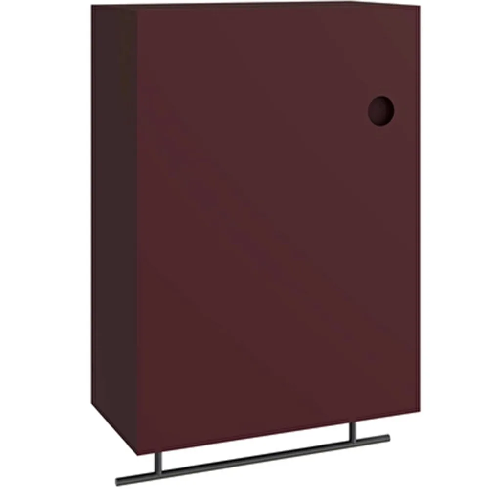 Vitra Plural 50 Cm Mat Bordo Yan Modül Dolap