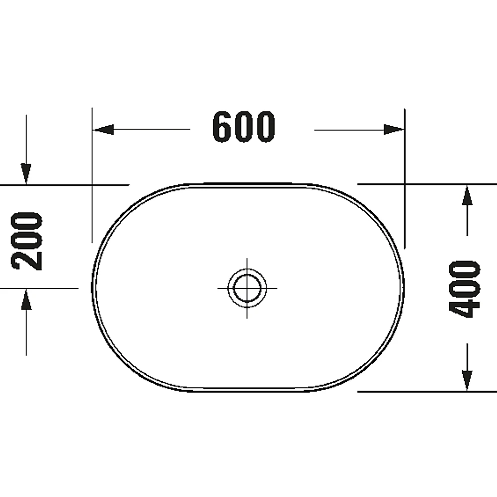 Duravit D-Neo 60x40 Cm Beyaz Çanak Lavabo - 2372600070 2