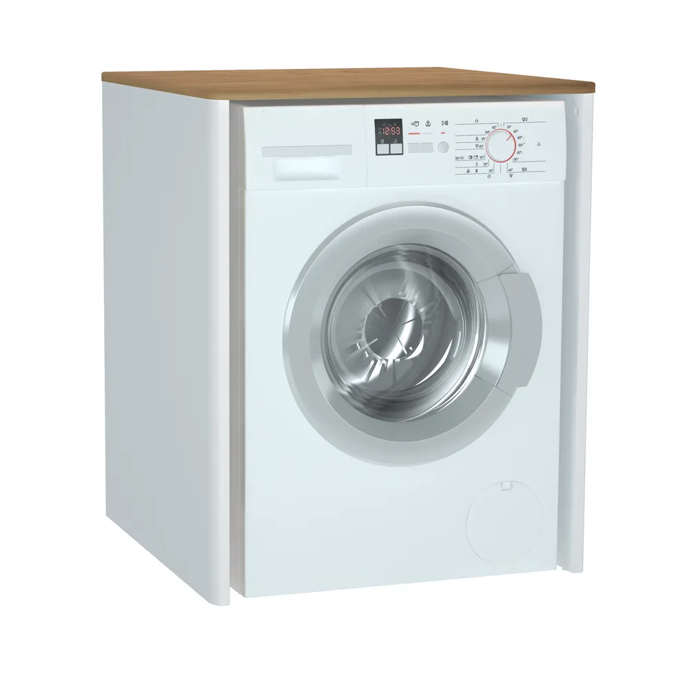 Vitra Sento 70 Cm Mat Beyaz Çamaşır Makinesi Dolabı