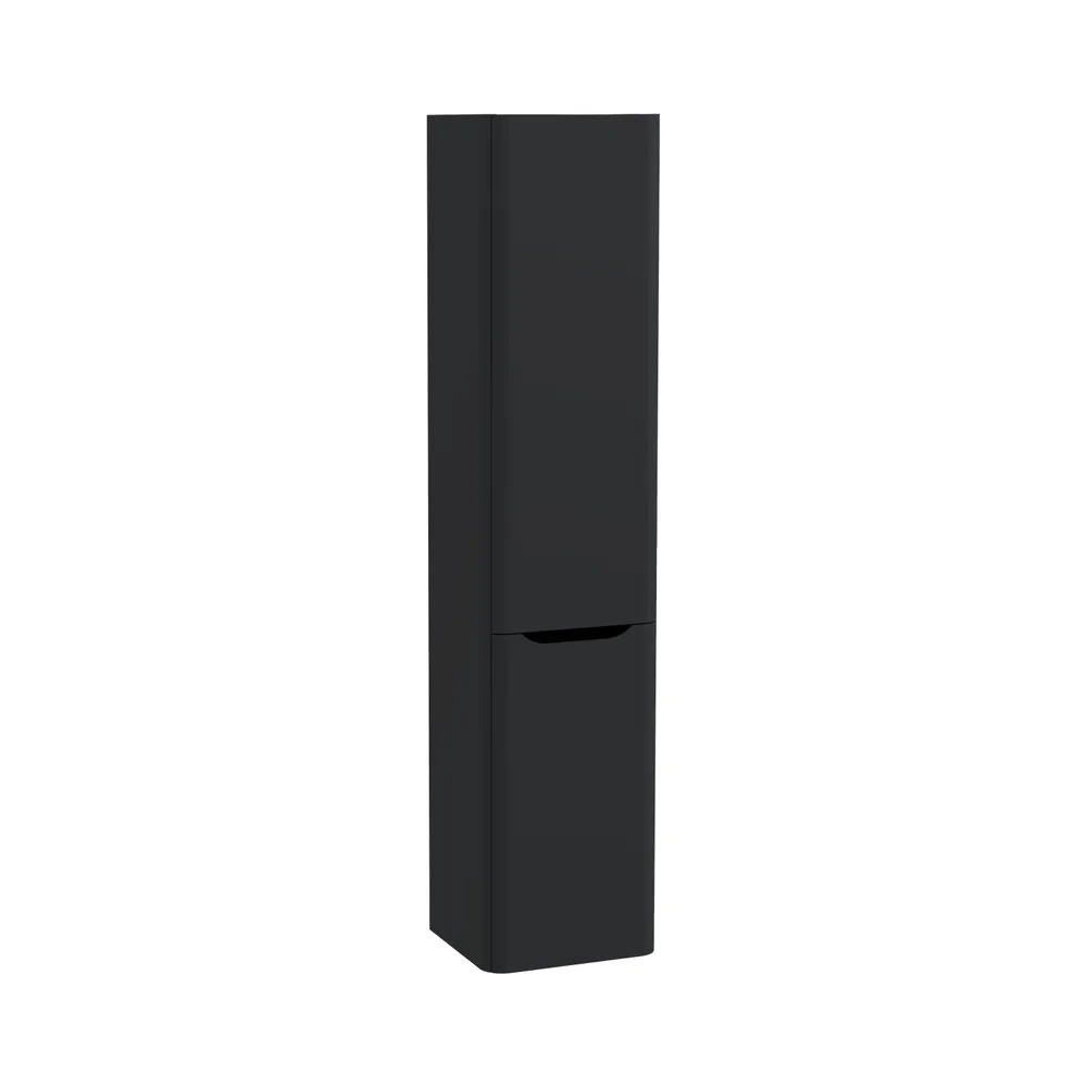 Vitra Integra Round 40 Cm Sepetli Mat Antrasit Boy Dolabı