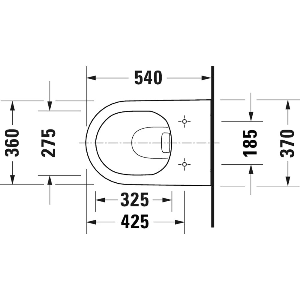 Duravit D-Neo Rimless 37x54 Cm Beyaz Parlak Asma Klozet Takımı - 45773900A1 3