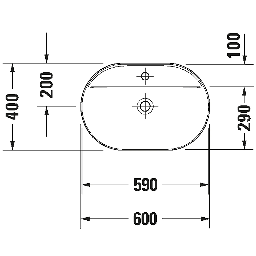Duravit Luv 60 Cm Beyaz Parlak Çanak Lavabo - 0380600000 2