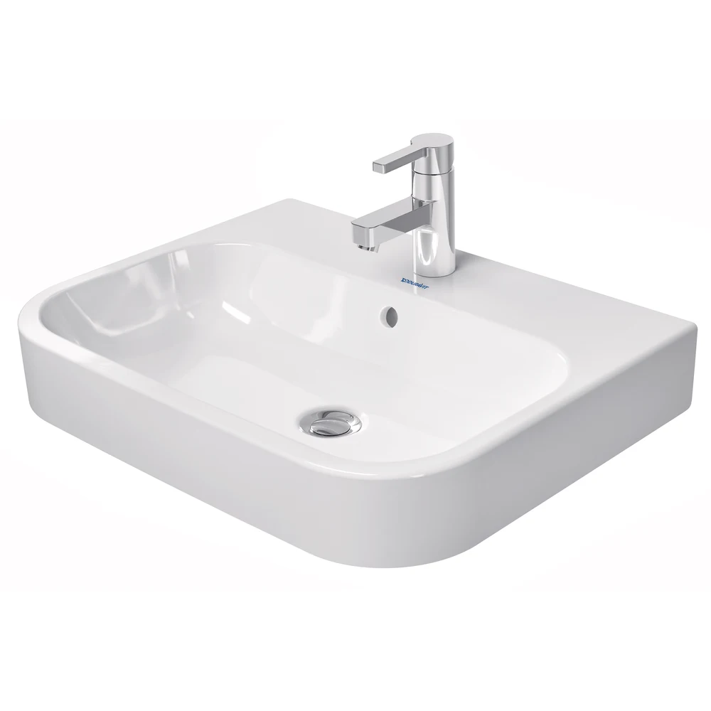 Duravit Happy D.2 Plus 60 Cm Beyaz Parlak Çanak Lavabo - 2315600000