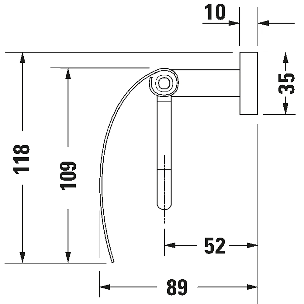 Duravit Karree Tuvalet Kağıtlığı - 0099551000 2