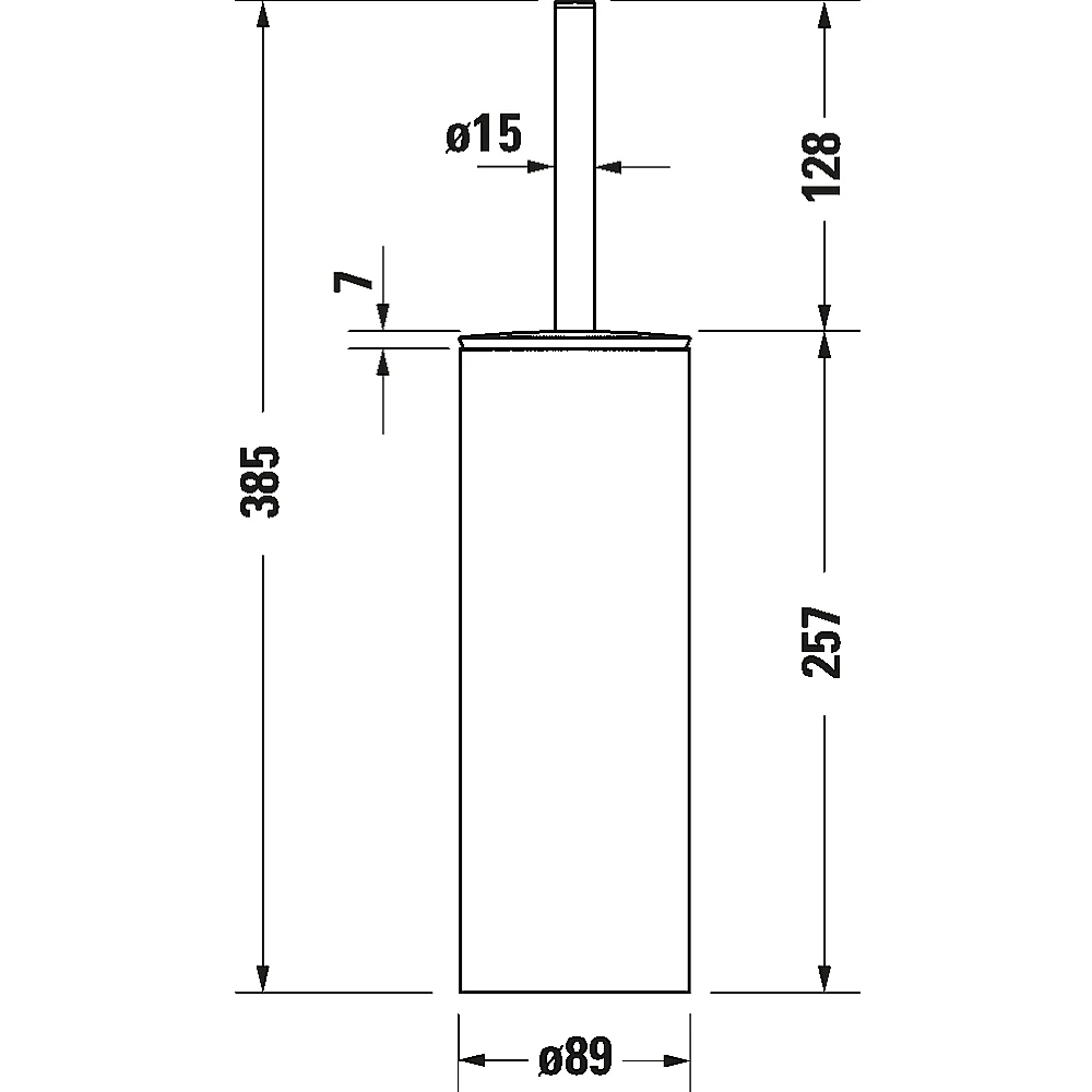 Duravit D-Code Klozet Fırçası - 0099281000 2