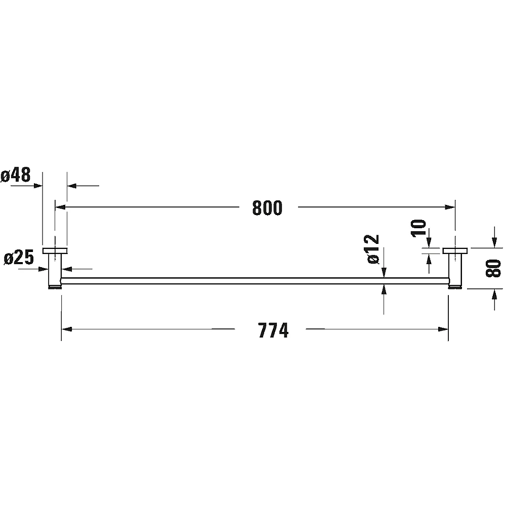 Duravit D-Code Havlu Askısı - 0099231000 2