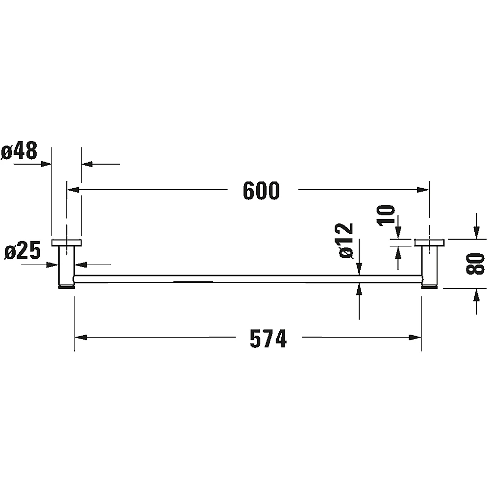 Duravit D-Code Havlu Askısı - 0099241000 2