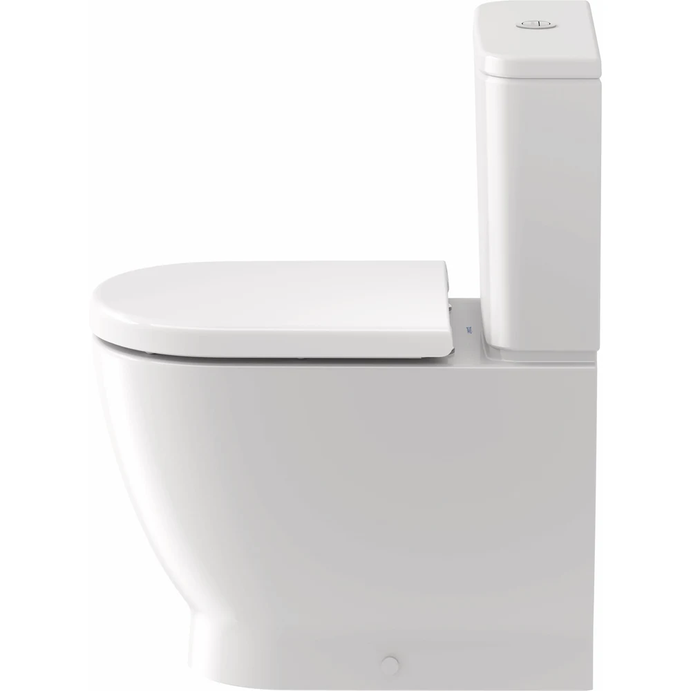 Duravit D-Code Rimless 37x60 Cm Beyaz Parlak Klozet Takımı - 20600900002SET 2