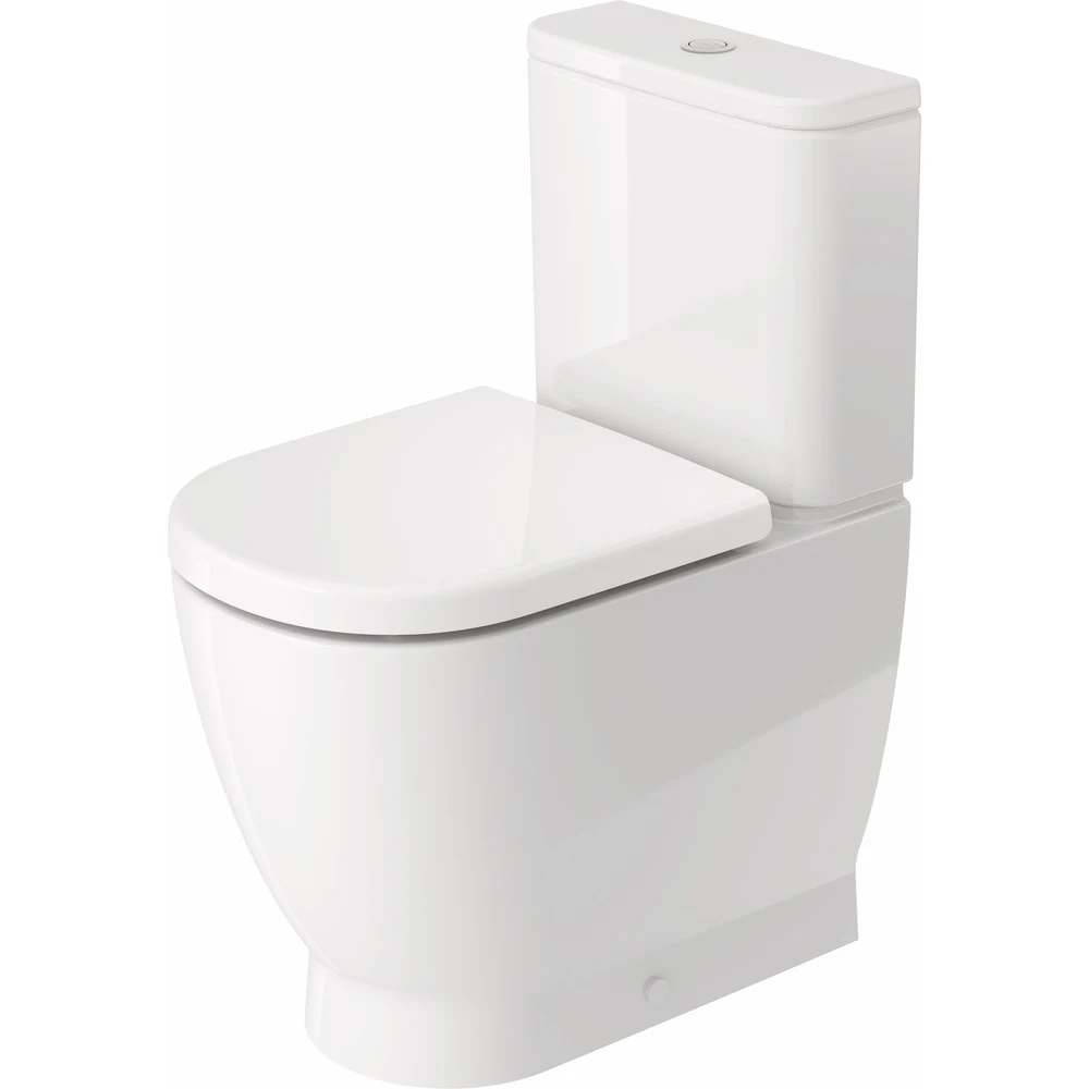 Duravit D-Code Rimless 37x60 Cm Beyaz Parlak Klozet Takımı - 20600900002SET