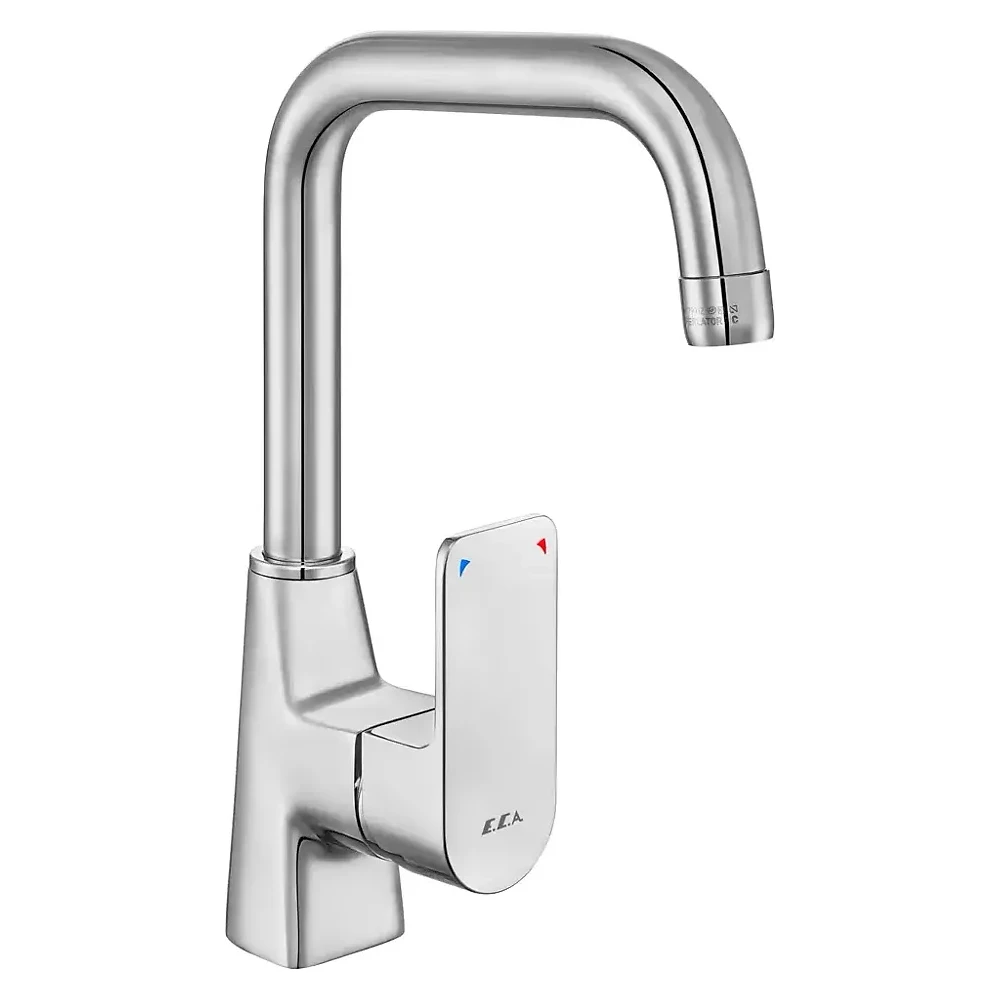 Eca Dream Köşeli Kollu Kuğu Borulu Lavabo Bataryası - 102188150