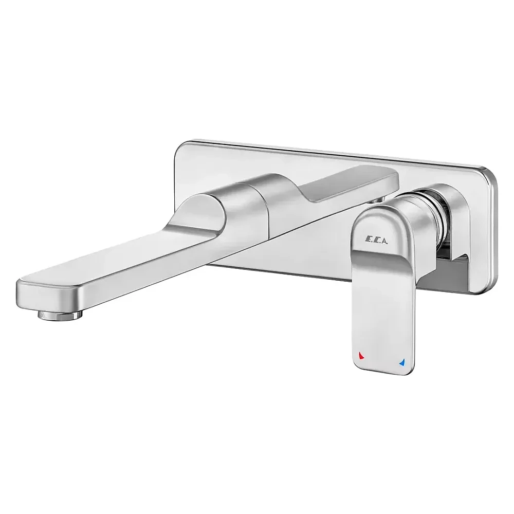 Eca Dream Oval Kollu Tek Rozetli Ankastre Lavabo Bataryası Sıva Üstü Grubu - 102167624-K