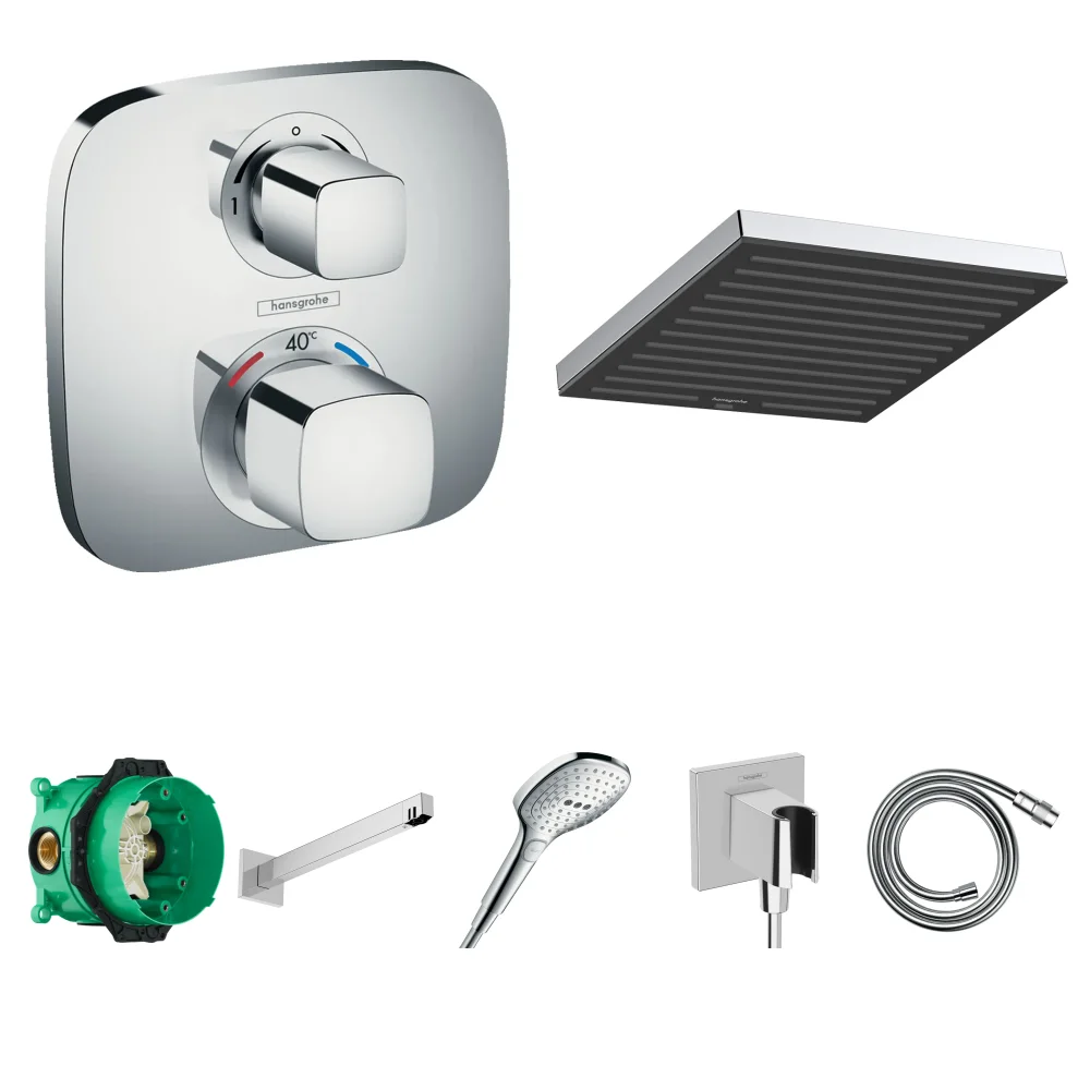 Hansgrohe Ecostat E 2 Çıkış Ankastre Duş Seti - Pulsify E 260