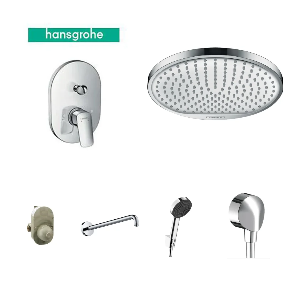 Hansgrohe Logis 2 Çıkış Ankastre Duş Seti - Crometta S 240