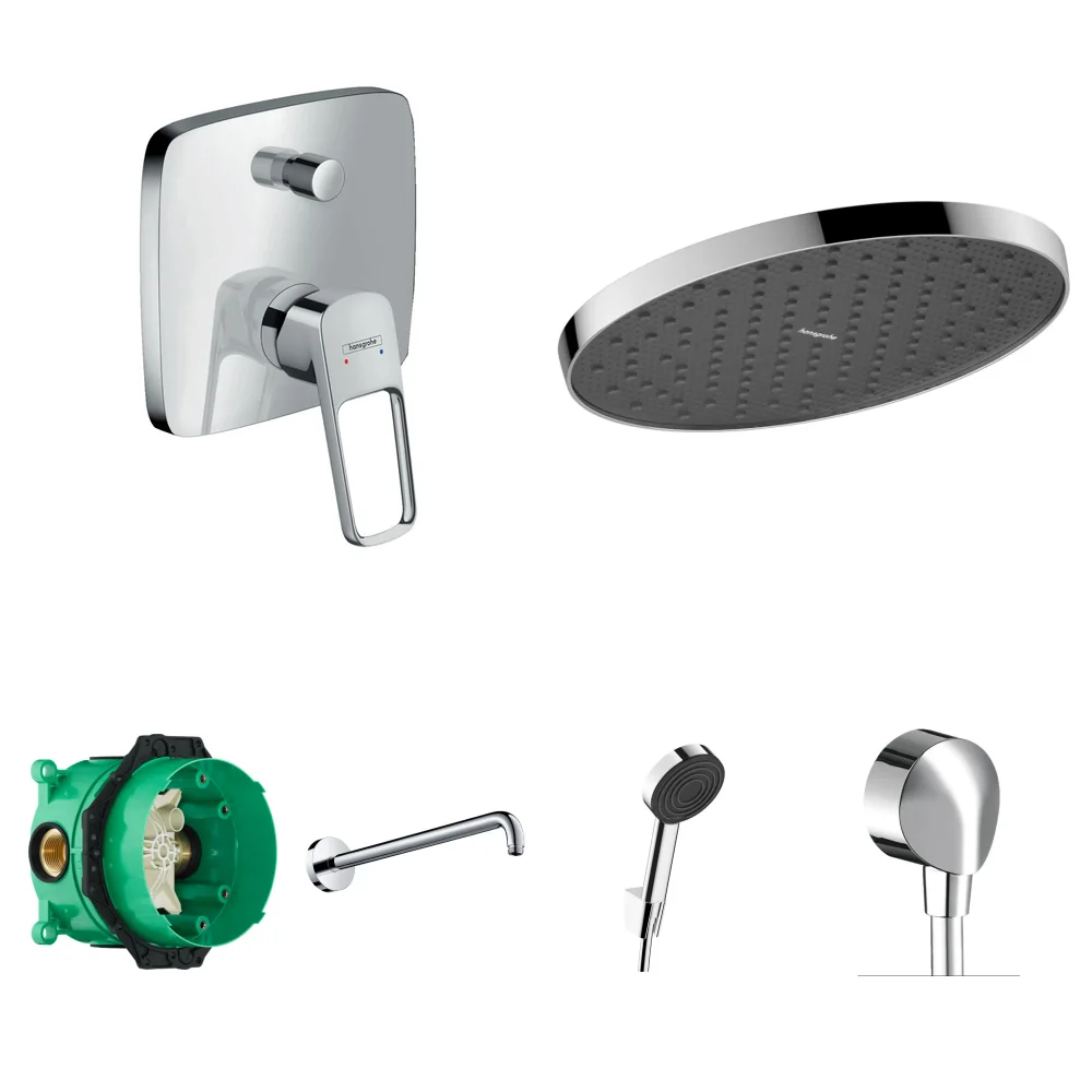 Hansgrohe Logis Loop 2 Çıkış Ankastre Duş Seti - Activera S 240