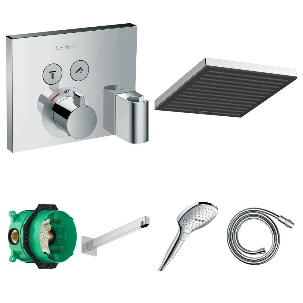 Hansgrohe ShowerSelect 2 Çıkış Ankastre Duş Seti - Pulsify E 260