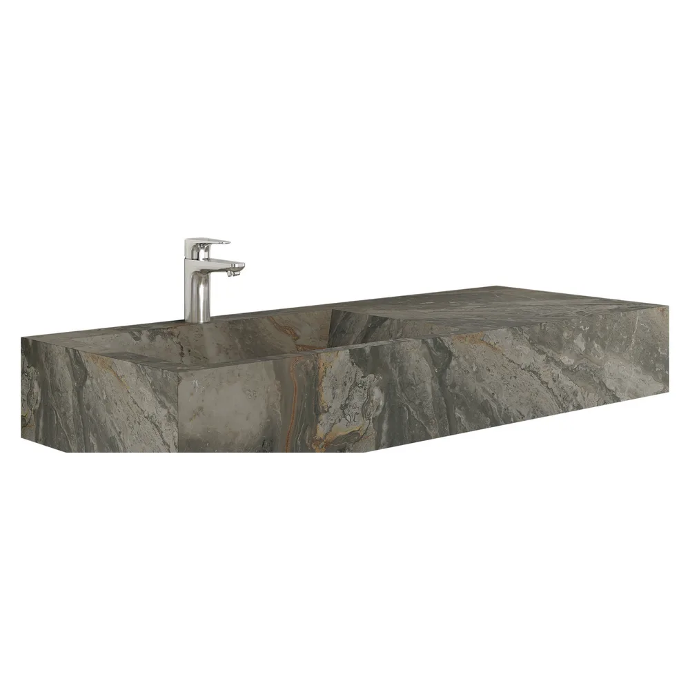 Kale Uniq K1 120 Cm Marble Asteroid Lavabolu Dolap