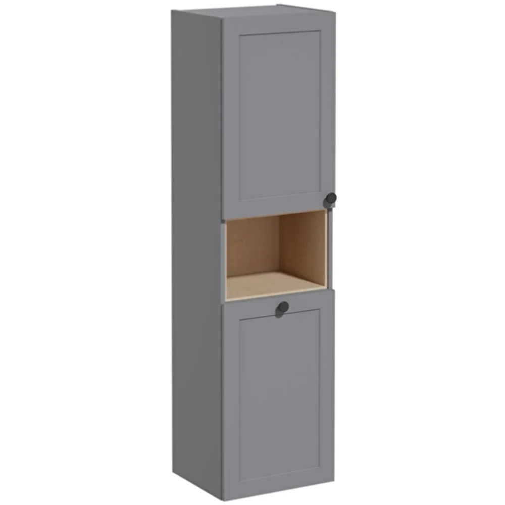 Vitra Root Classic 40 Cm Sepetli Mat Gri Boy Dolabı