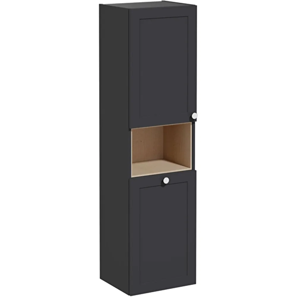 Vitra Root Classic 40 Cm Sepetli Mat Antrasit Boy Dolabı