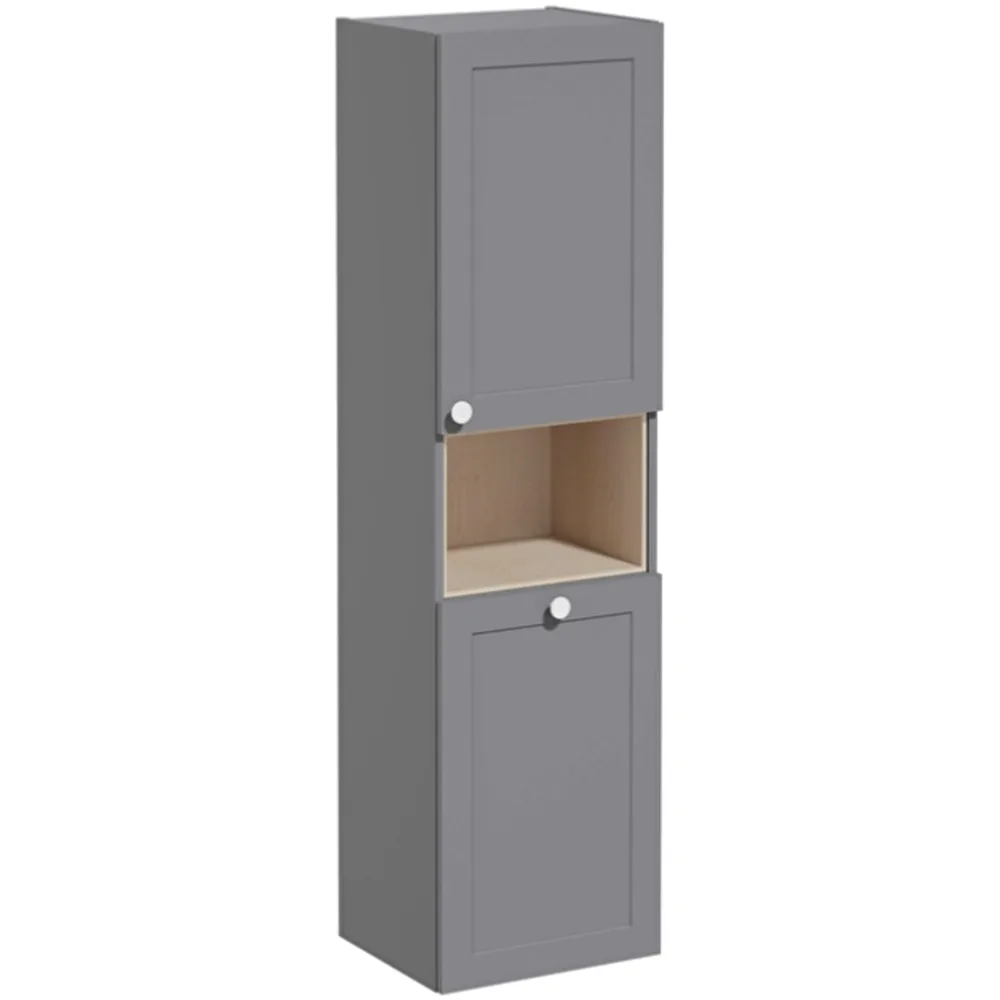 Vitra Root Classic 40 Cm Sepetli Mat Gri Boy Dolabı