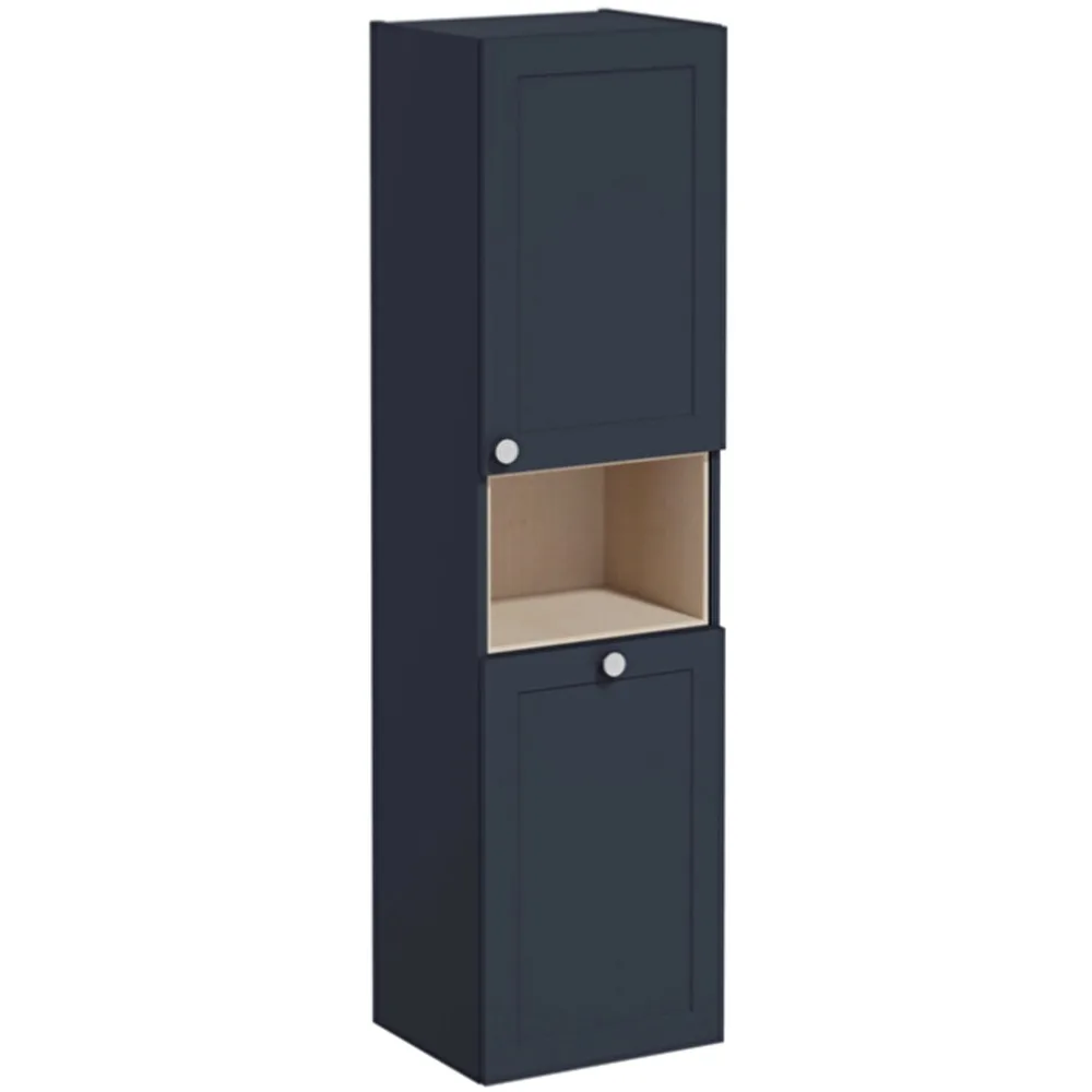 Vitra Root Classic 40 Cm Sepetli Mat Lacivert Boy Dolabı