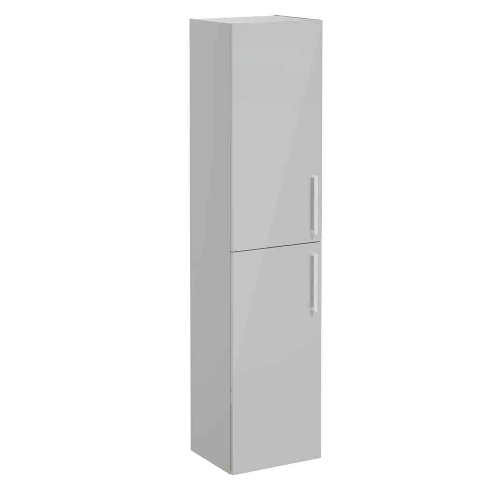 Vitra Root Flat 40 Cm Parlak Gri Boy Dolabı