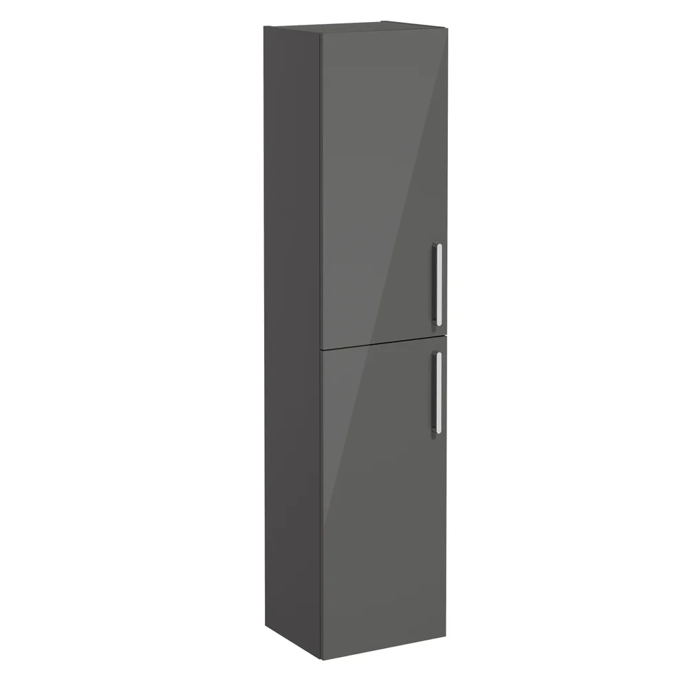 Vitra Root Flat 40 Cm Parlak Antrasit Boy Dolabı