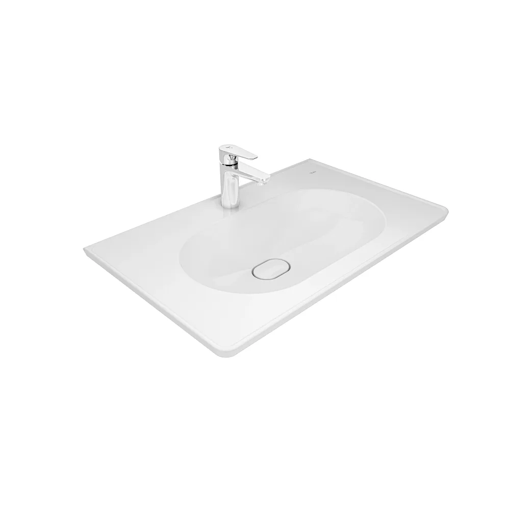 Kale Zero 2.0 80x50 Cm Logosuz Etajerli Lavabo