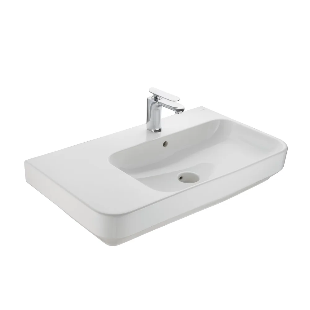Kale Fold Pro 80x48 Cm Sol Etajerli Lavabo