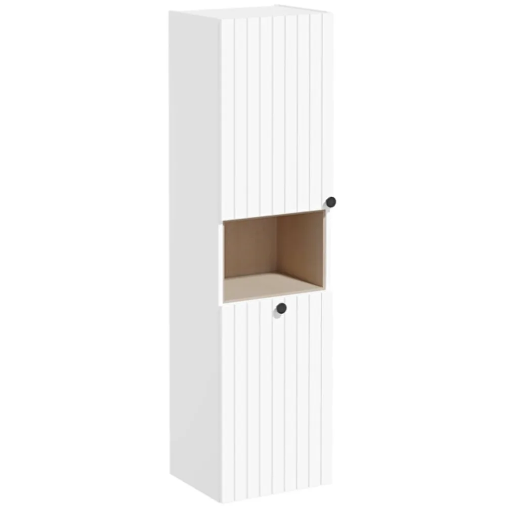 Vitra Root Groove 40 Cm Sepetli Mat Beyaz Boy Dolabı