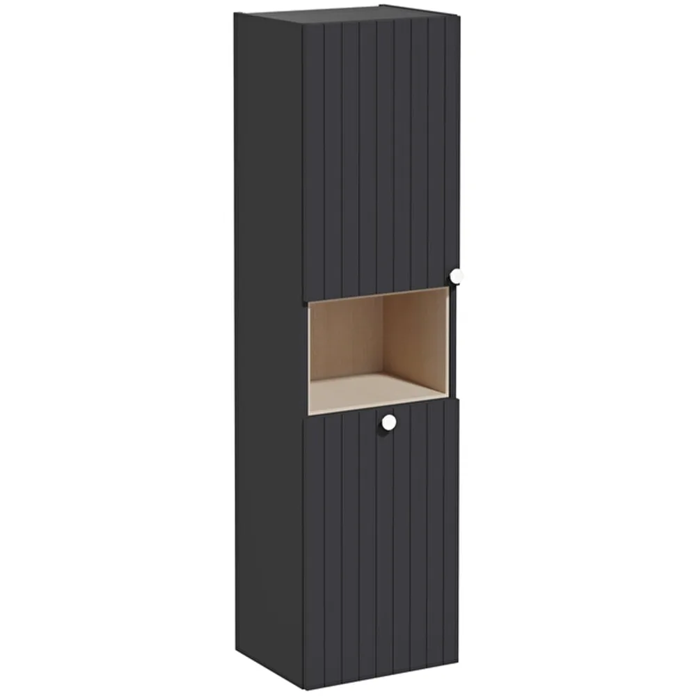 Vitra Root Groove 40 Cm Sepetli Mat Antrasit Boy Dolabı