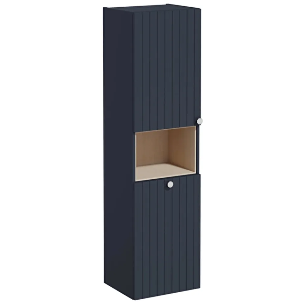 Vitra Root Groove 40 Cm Sepetli Mat Lacivert Boy Dolabı