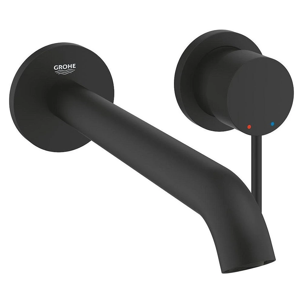 Grohe Essence New Siyah İki Delikli L Lavabo Bataryası