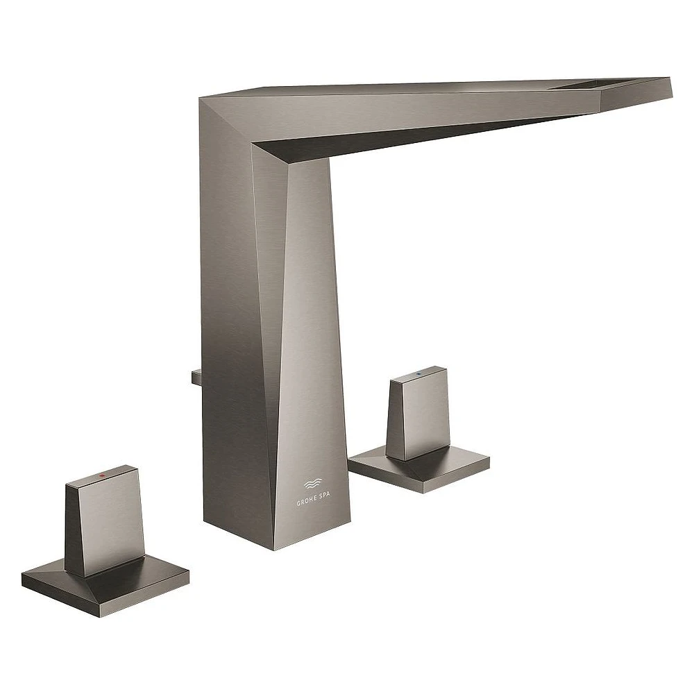 Grohe Allure Brilliant Antrasit 3 Delikli L Lavabo Bataryası