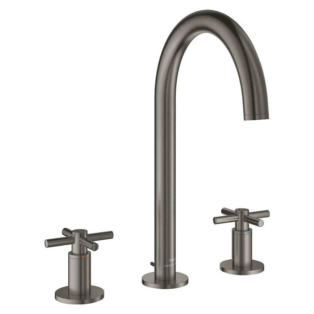 Grohe Atrio New Classic Antrasit 3 Delikli L Lavabo Bataryası