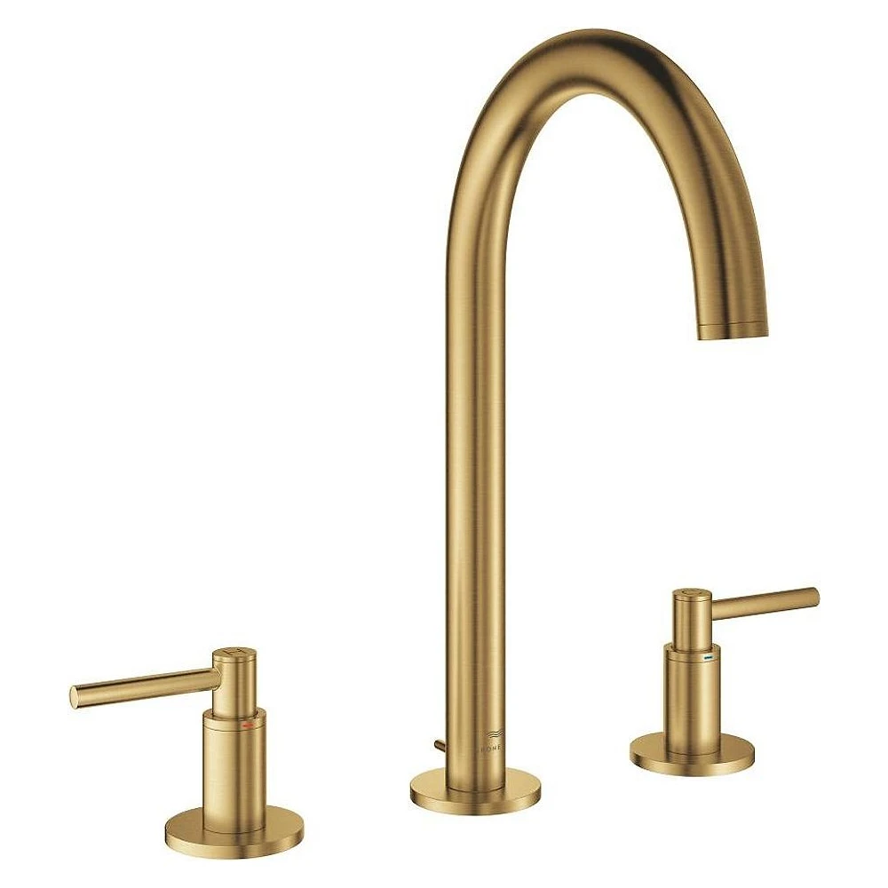 Grohe Atrio New Classic Altın 3 Delikli L Lavabo Bataryası