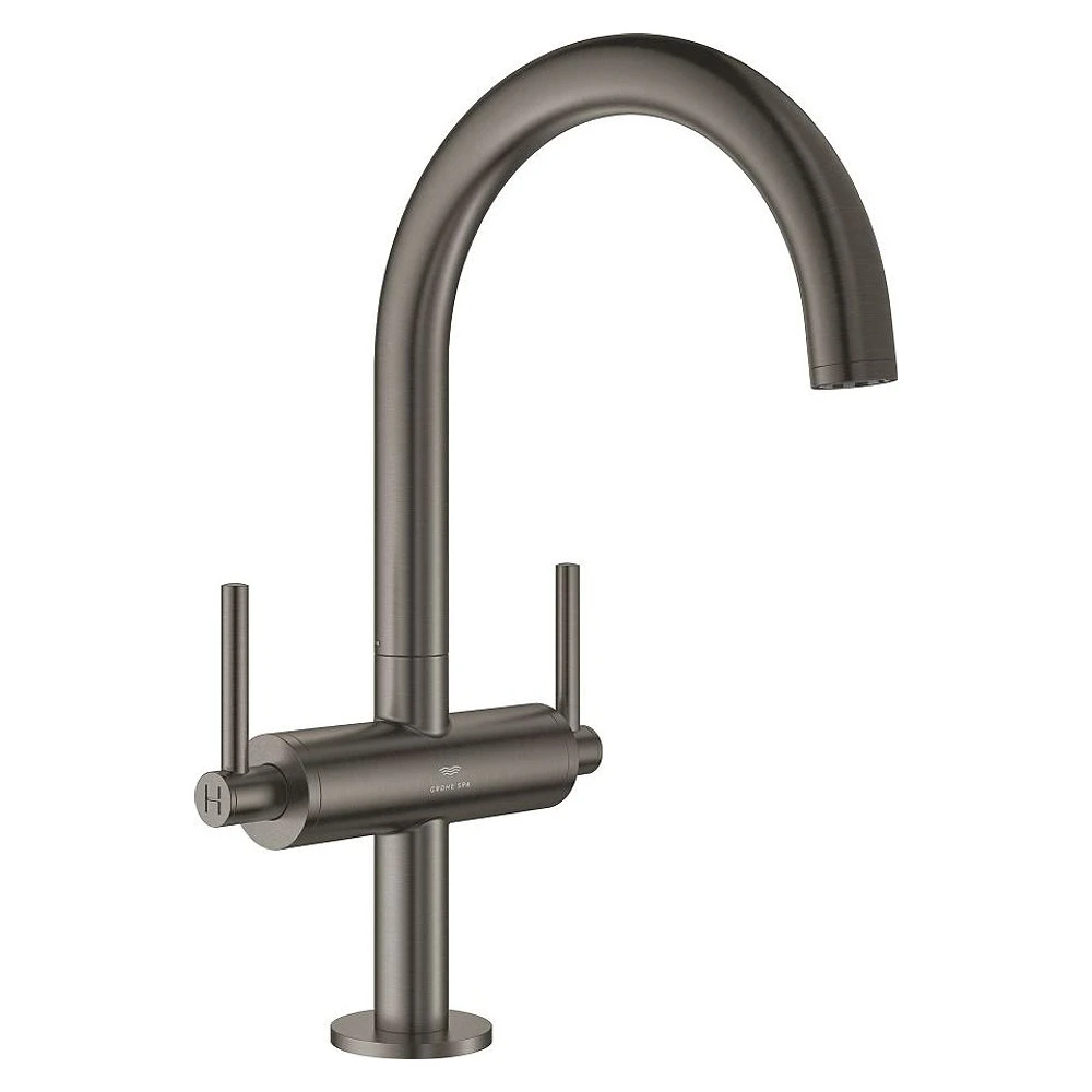 Grohe Atrio New Classic Antrasit Tek Delikli L Lavabo Bataryası