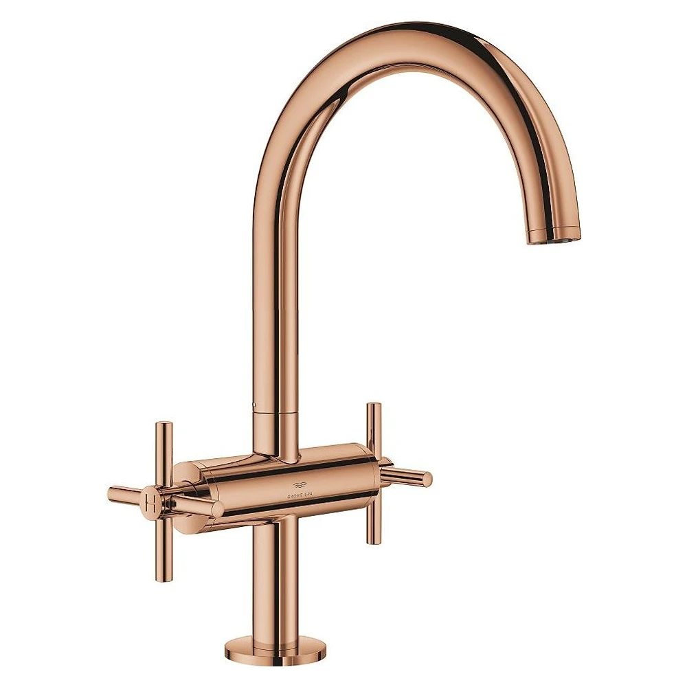 Grohe Atrio New Classic Bronz Tek Delikli L Lavabo Bataryası 1/2"