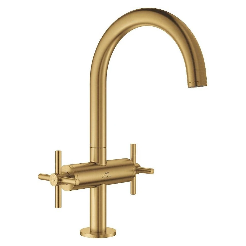 Grohe Atrio New Classic Altın Tek Delikli L Lavabo Bataryası