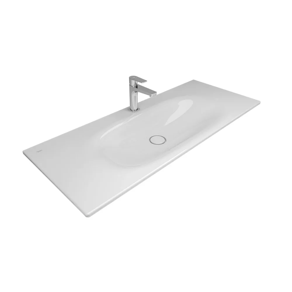 Kale Spirit 120x48 Cm Mat İnci Armatür Deliksiz Lavabo