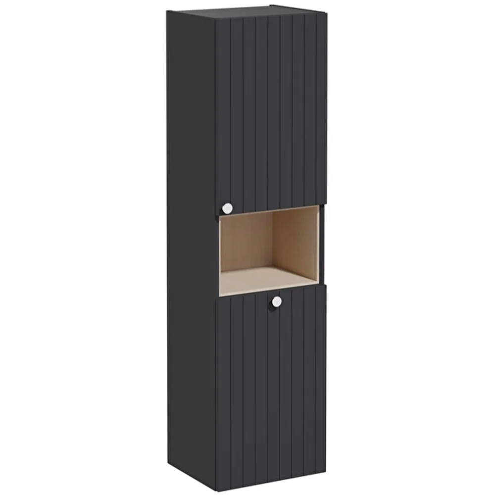 Vitra Root Groove 40 Cm Sepetli Mat Antrasit Boy Dolabı