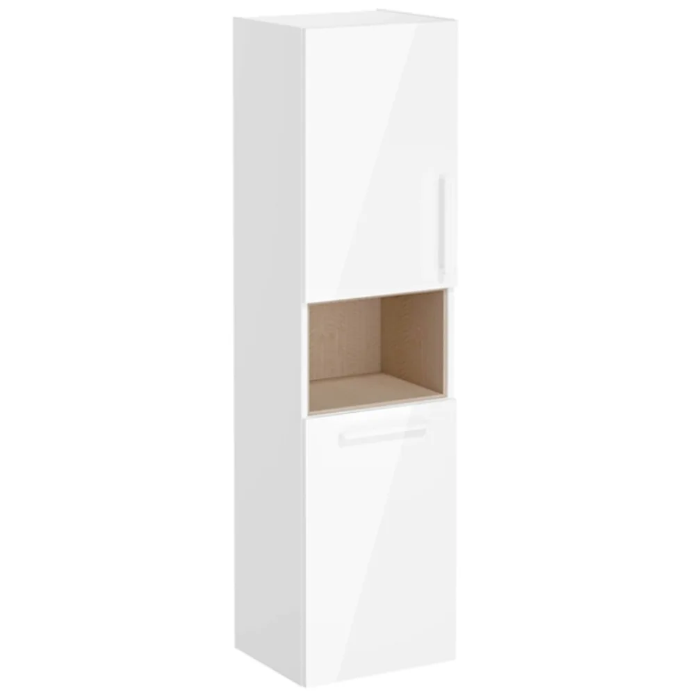 Vitra Root Flat 40 Cm Sepetli Parlak Beyaz Boy Dolabı