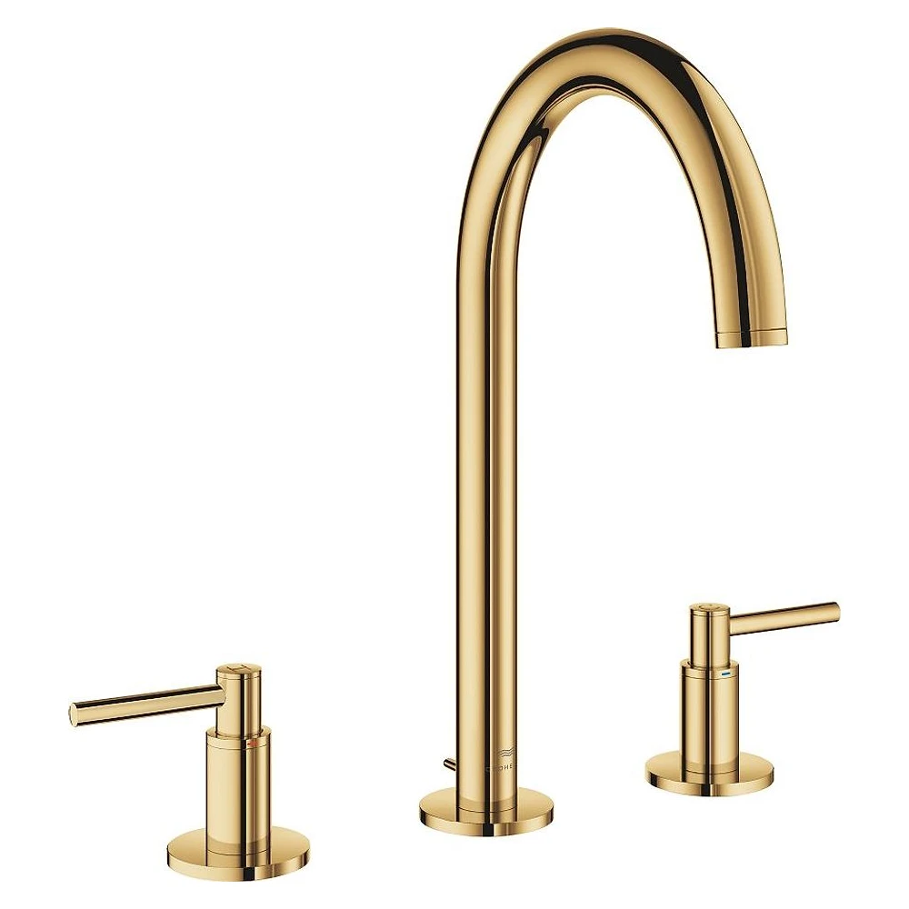 Grohe Atrio New Classic Altın 3 Delikli L Lavabo Bataryası