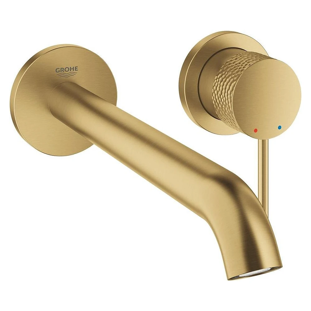 Grohe Essence New Altın Fırçalanmış L Lavabo Bataryası