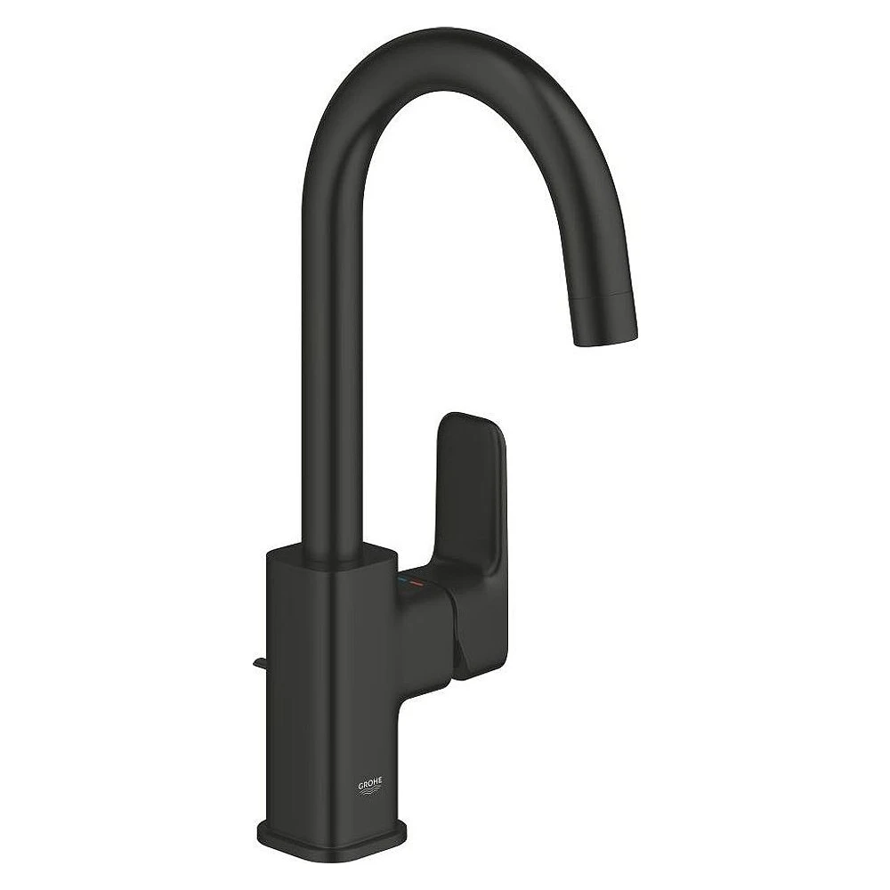 Grohe Cubeo Siyah L Lavabo Bataryası