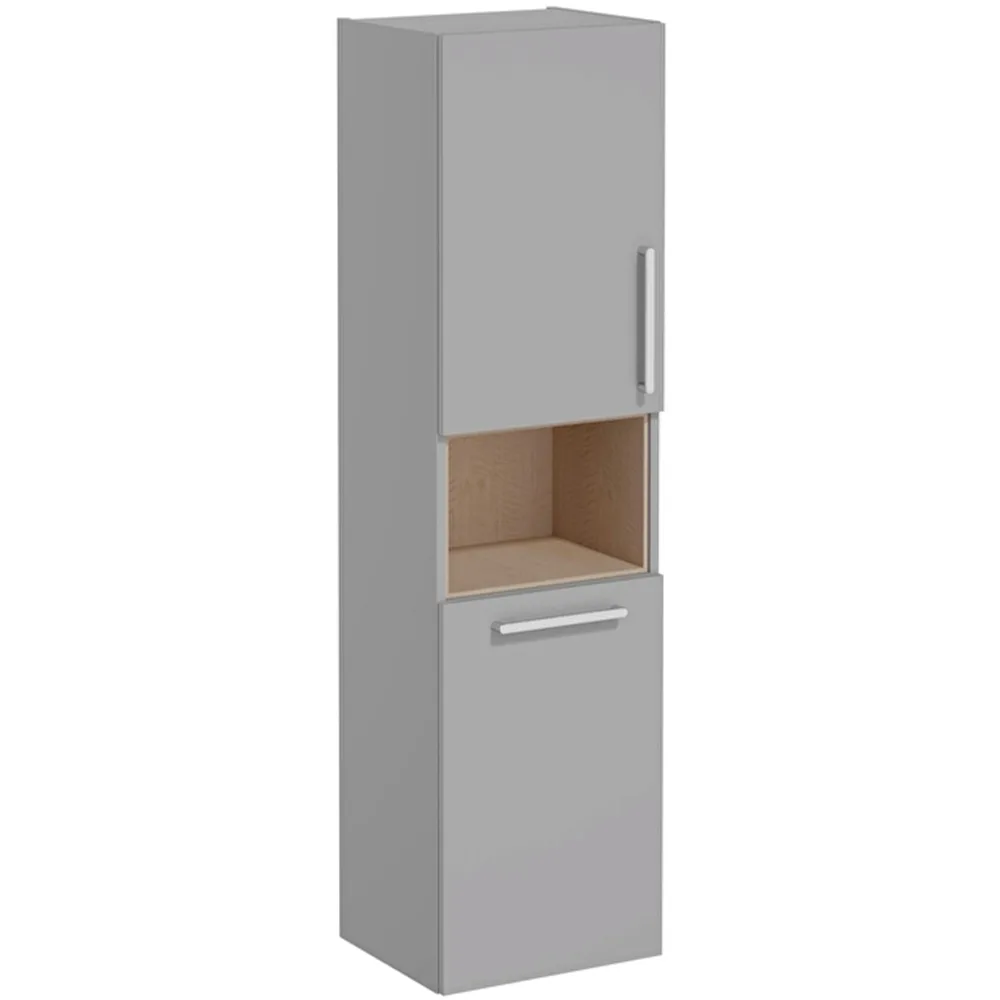 Vitra Root Flat 40 Cm Sepetli Mat Gri Boy Dolabı